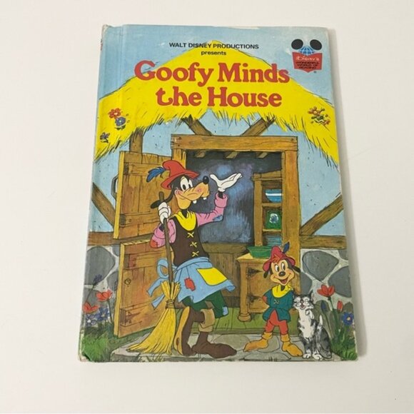 Vintage Disneys Goofy Minds the House Book - Picture 1 of 13